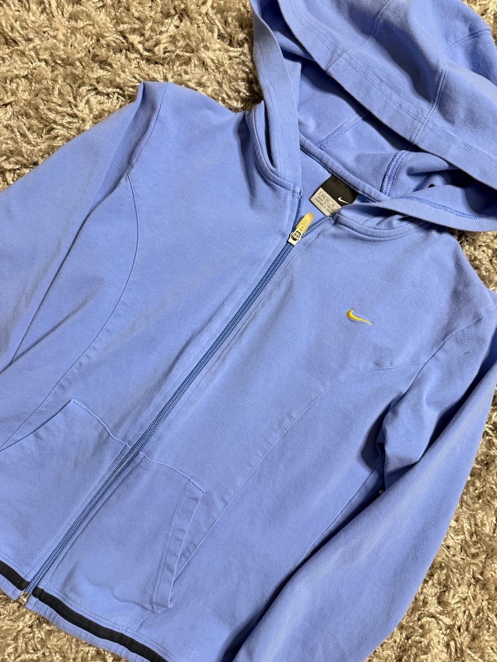 2000s Nike Purple Zip light Hoodie